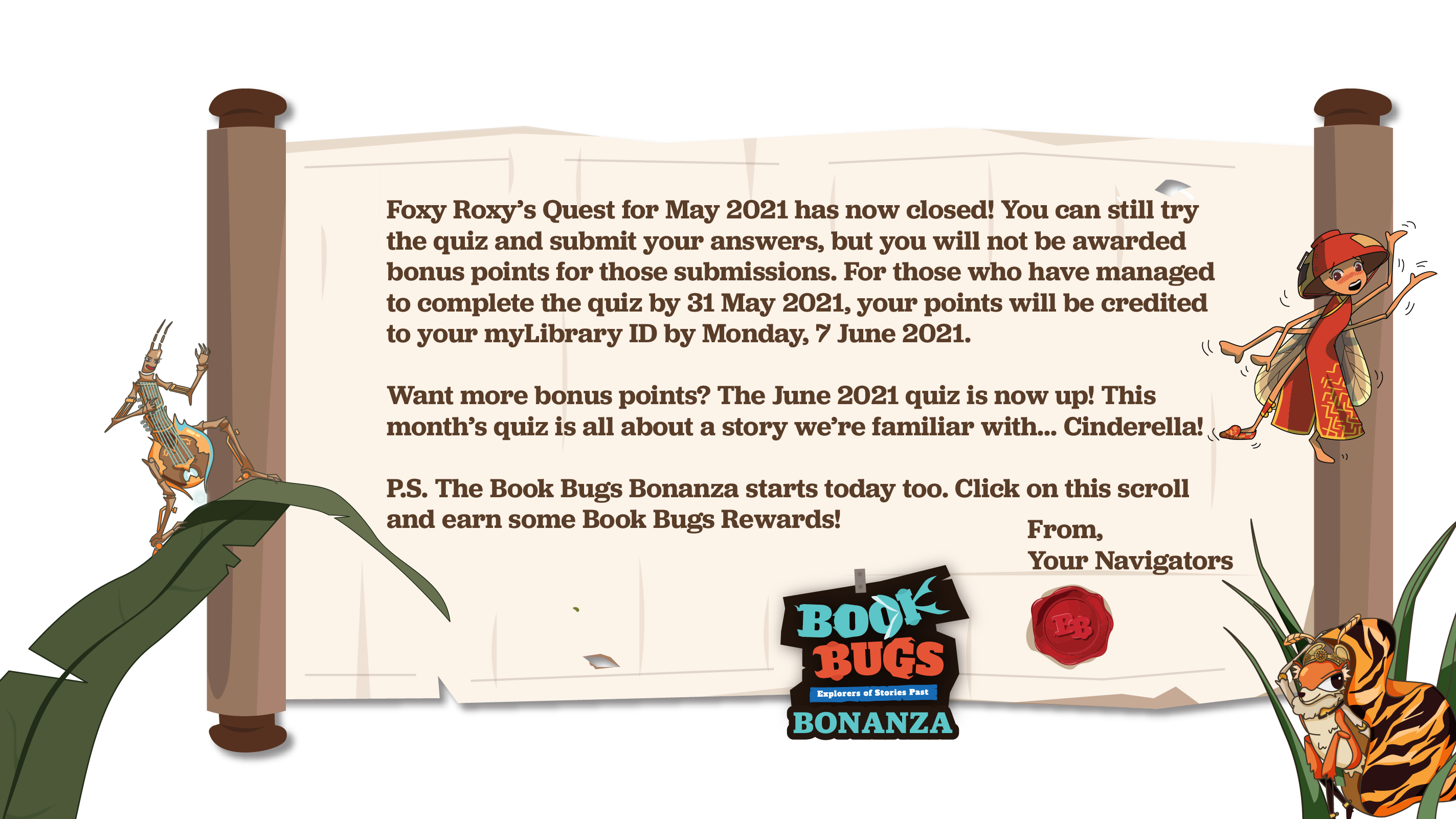 May Quiz Closed. Click for Bonanza